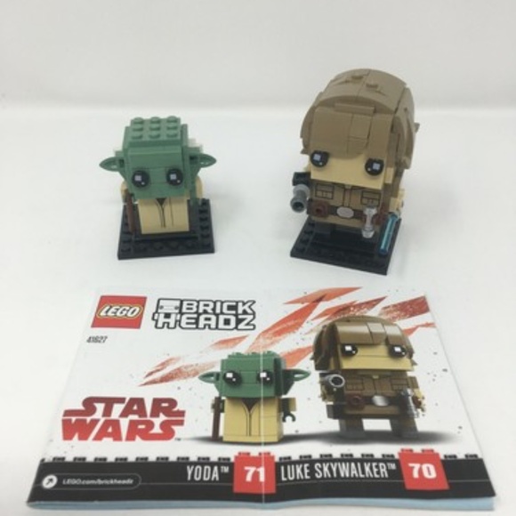 Pre-built LEGO STAR WARS BRICK'H'EADZ: Luke Skywalker & Yoda (41627) - Picture 1 of 2